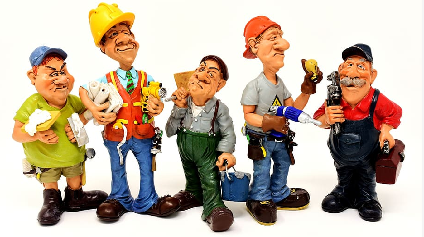 Byggearbeid på skolen