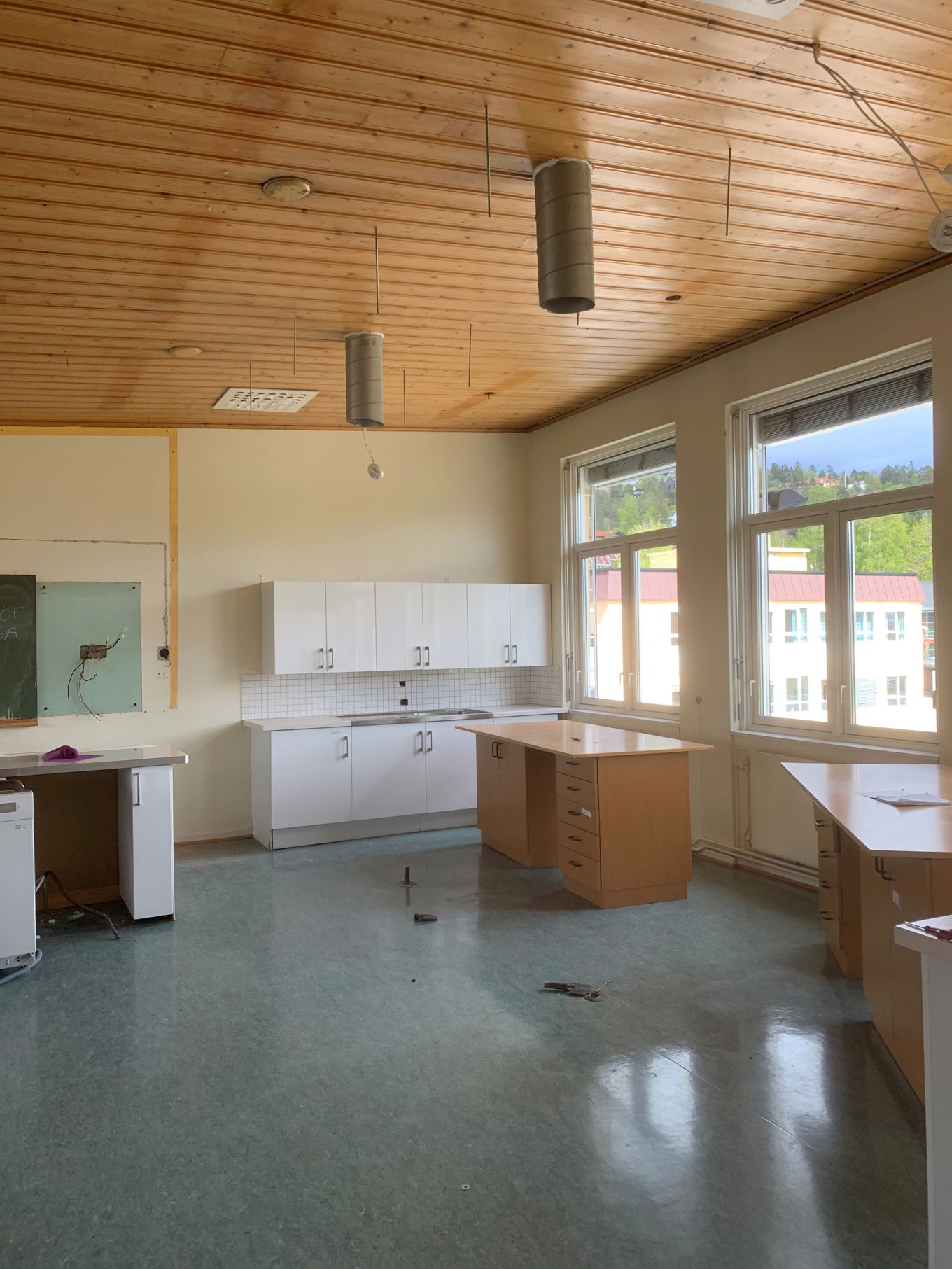 Oppussing skolekjøkken